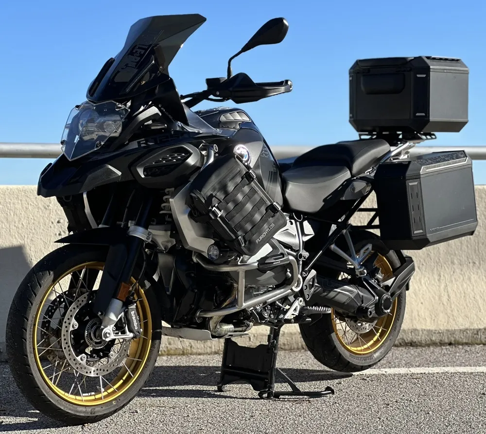 Furchtlos EVEREST Gepäcktasche Sturzbügel 6 Liter - carbon schwarz