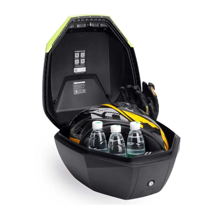 Furchtlos SHIELD S Basic Topcase - 35 Liter - schwarz/silber - inkl. Montagekit