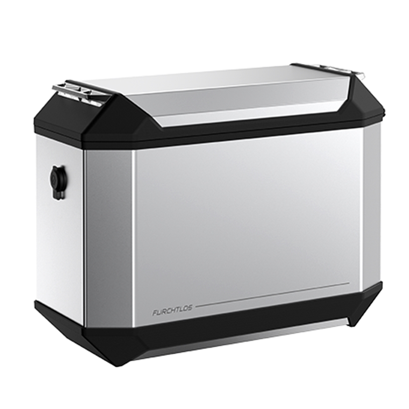 Furchtlos RANGER Alu Seitenkoffer rechts - 36 Liter - Aero Aluminium