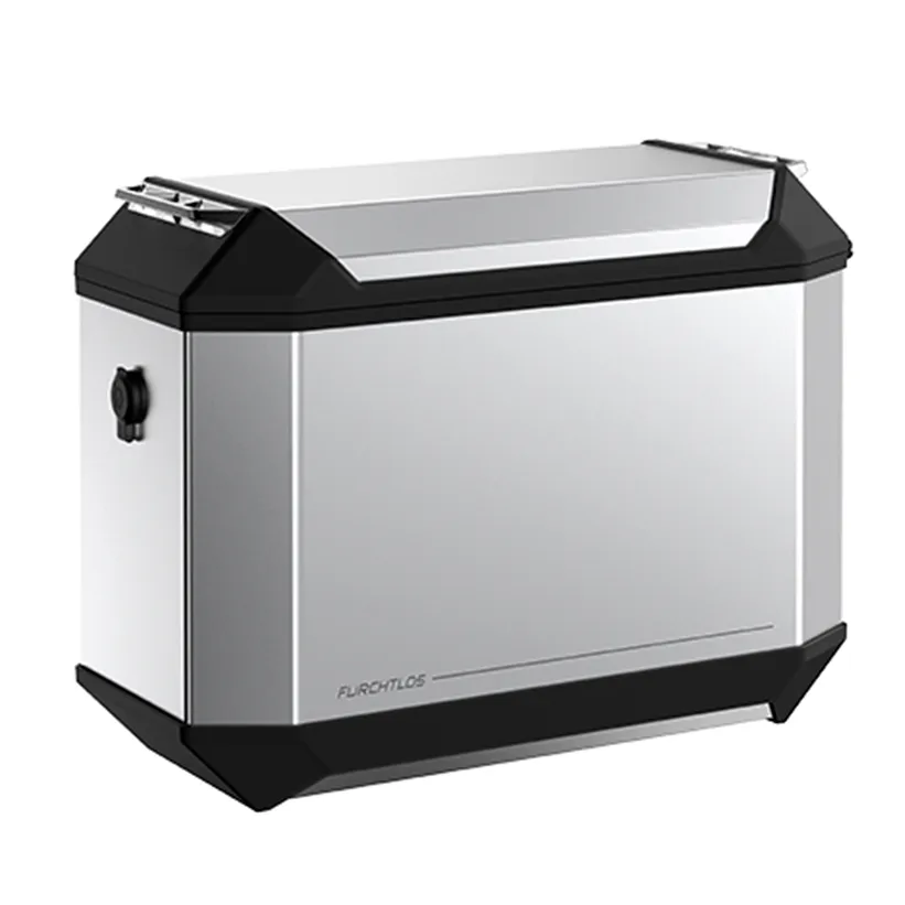 Furchtlos RANGER Alu Seitenkoffer rechts - 36 Liter - Aero Aluminium