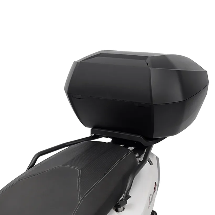 Furchtlos SHIELD L Basic Topcase - 48 Liter - weiß/rot