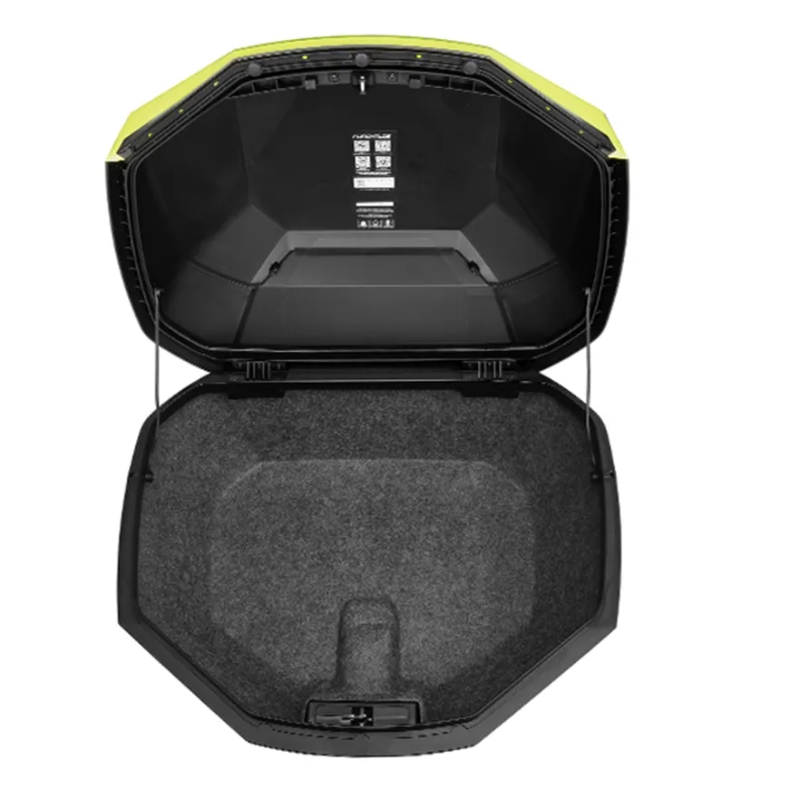 Furchtlos-SHIELD-L-Basic-Topcase-48-Liter-schwarz-gelb-inkl-Montagekit-FU11TCXX000L16EX-100025-offen Furchtlos SHIELD L Basic Topcase - 48 Liter - schwarz/gelb