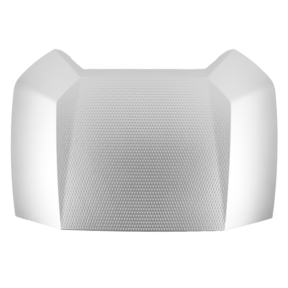 Furchtlos SHIELD L Topcase Kofferdeckel Abdeckung silber lackiert