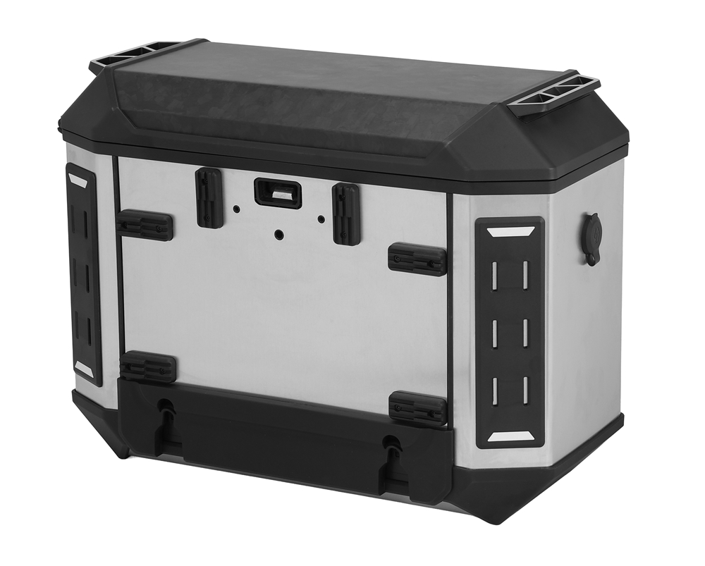 Furchtlos RANGER GVMK ADV Alu Seitenkoffer rechts - 36 Liter - Aero Aluminium - passend für GIVI Monokey