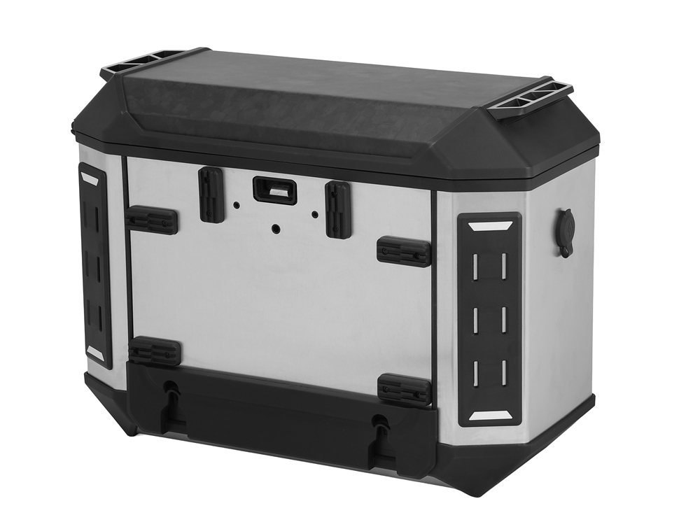 Furchtlos RANGER GVMK ADV Alu Seitenkoffer links - 36 Liter - Aero Aluminium - passend für GIVI Monokey