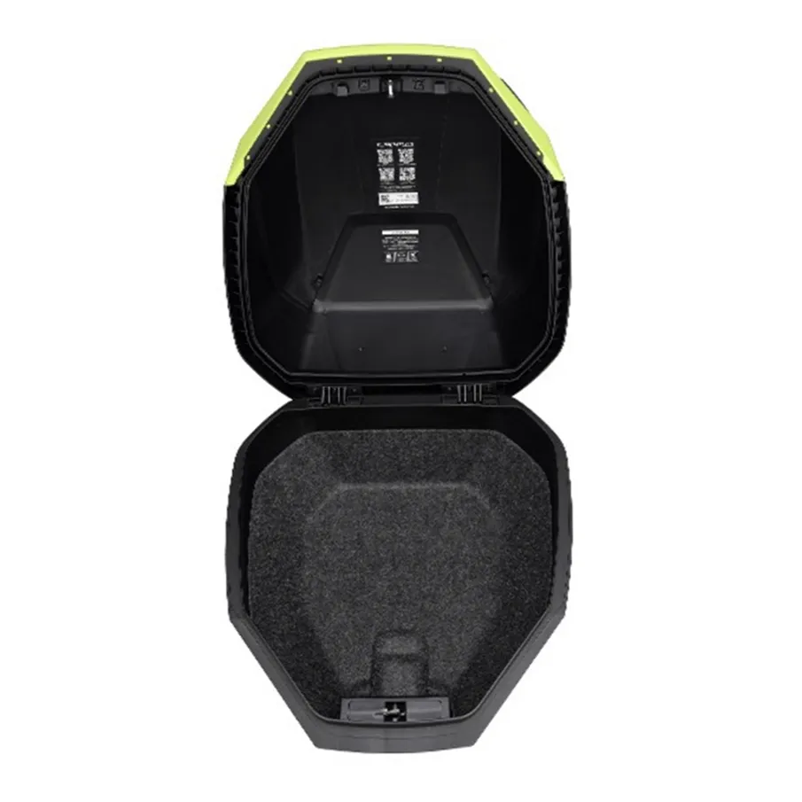 Furchtlos SHIELD S Luxe Topcase - 35 Liter - schwarz/silber - inkl. Montagekit