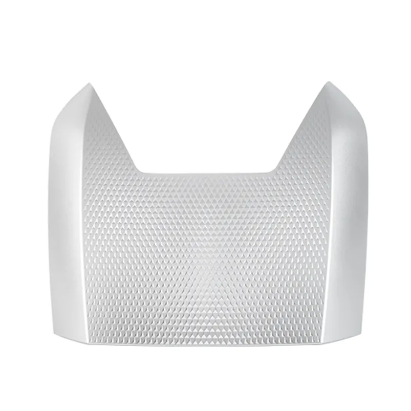 Furchtlos SHIELD S Topcase Kofferdeckel Abdeckung silber lackiert