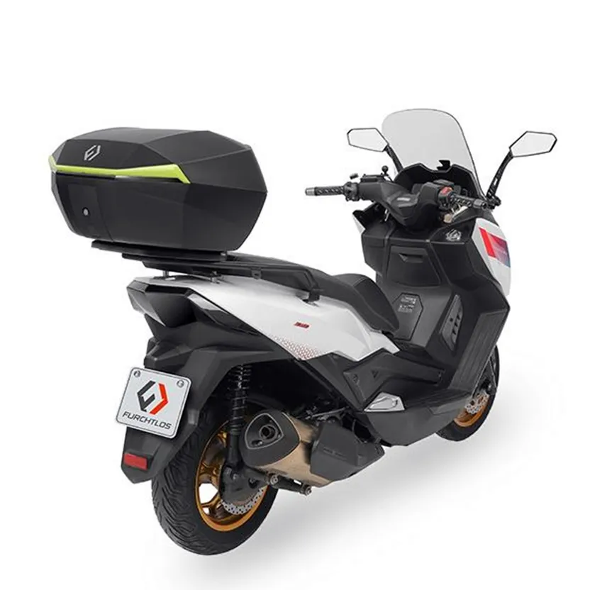 Furchtlos-SHIELD-L-Basic-Topcase-48-Liter-schwarz-gelb-inkl-Montagekit-FU11TCXX000L16EX-100025-am-Roller Furchtlos SHIELD L Basic Topcase - 48 Liter - schwarz/gelb