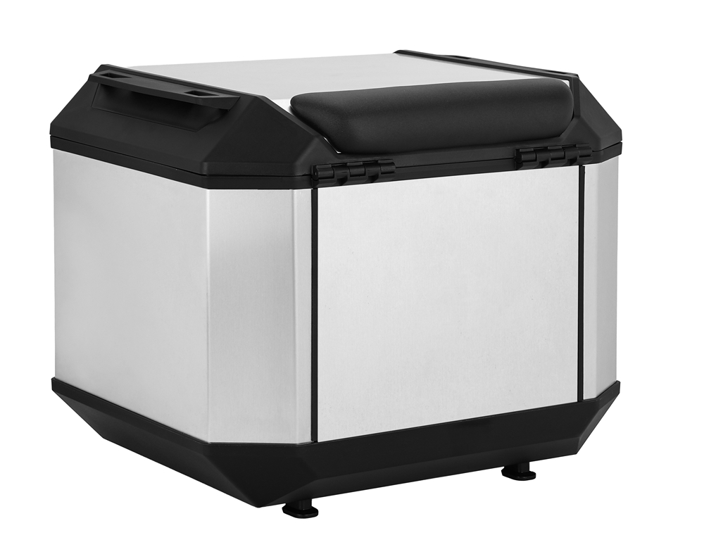 Furchtlos RANGER Alu Topcase Aero - 43 Liter - Aero Aluminium