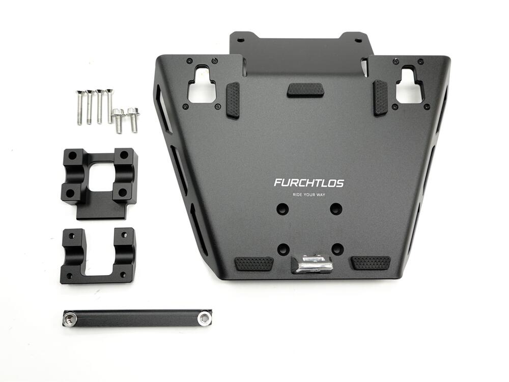 Furchtlos RANGER Topcase Montageplatte schwarz - BMW F850 GS / F900 GS / R1200 GS / R1250 GS