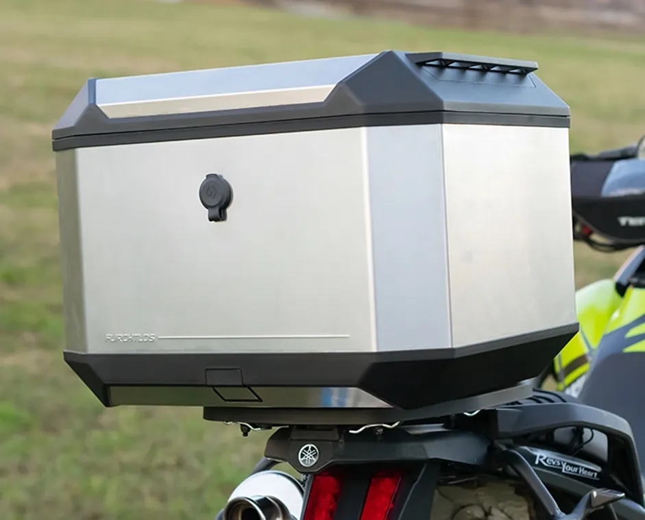 Furchtlos RANGER Alu Topcase Aero - 50 Liter - Aero Aluminium