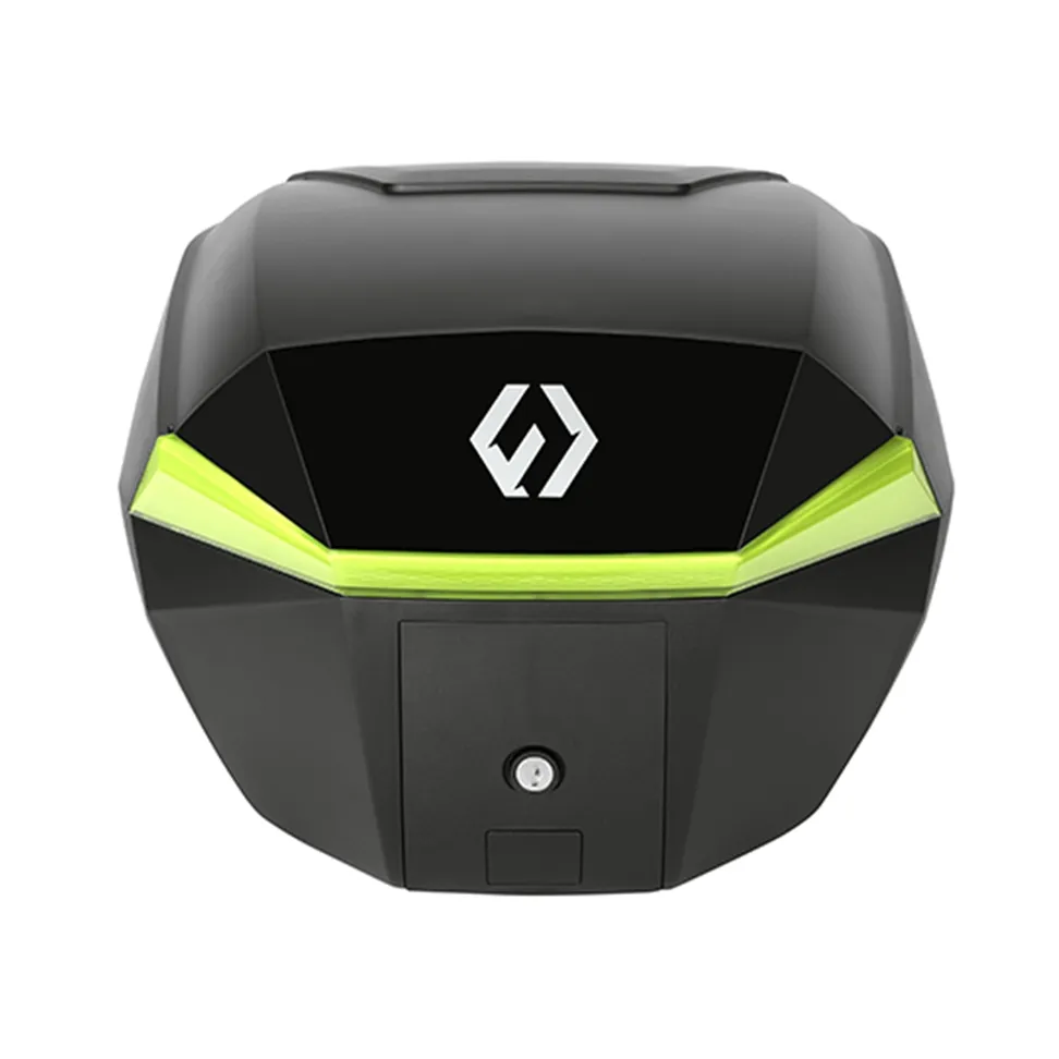 Furchtlos SHIELD S Basic Topcase - 35 Liter - schwarz/gelb - inkl. Montagekit