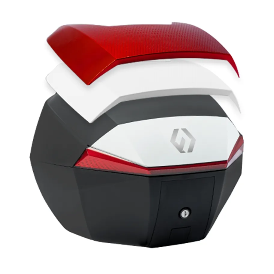 Furchtlos SHIELD S Topcase Kofferdeckel Abdeckung schwarz