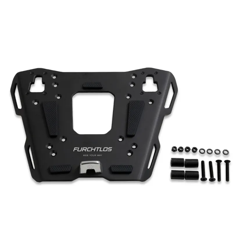 Furchtlos RANGER Aluminium Topcase Montageplatte schwarz