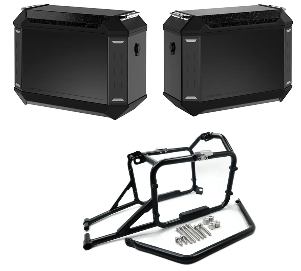 Furchtlos RANGER Seitenkofferträger inkl. ADV Seitenkoffer Set anthrazit - Triumph Tiger 1200 GT Explorer 2022-24 Furchtlos RANGER Seitenkofferträger inkl. ADV Seitenkoffer Set anthrazit - Triumph Tiger 1200 GT Explorer 2022-24